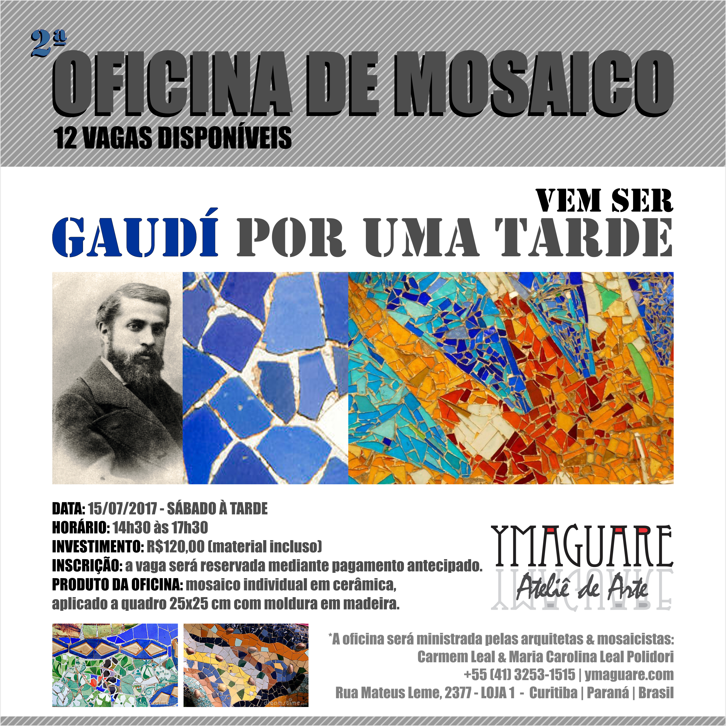 YMAGUARE - Flayer Ofinica Gaudi 15-07-2017